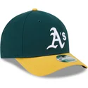 zielono-zolta-czapka-z-zakrzywionym-daszkiem-snapback-9forty-m-crown-player-replica-oakland-athletics-mlb-od-new-era