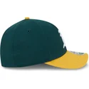 zielono-zolta-czapka-z-zakrzywionym-daszkiem-snapback-9forty-m-crown-player-replica-oakland-athletics-mlb-od-new-era