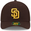 brazowa-czapka-z-zakrzywionym-daszkiem-snapback-9forty-m-crown-player-replica-san-diego-padres-mlb-new-era