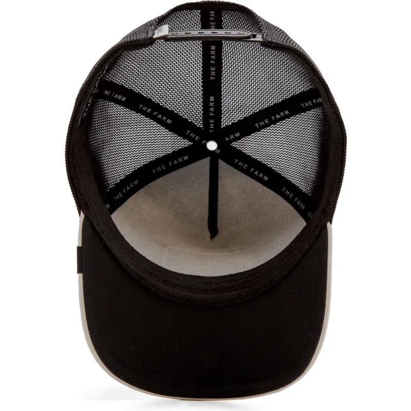czapka-trucker-czarna-i-szara-waz-mamba-shleather-snake-the-farm-od-goorin-bros