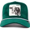 czapka-trucker-zielono-biala-krowa-cash-emerald-cow-the-farm-jewel-tones-od-goorin-bros