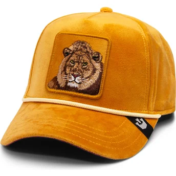 zolta-czapka-z-daszkiem-snapback-lew-lion-royalty-the-farm-od-goorin-bros