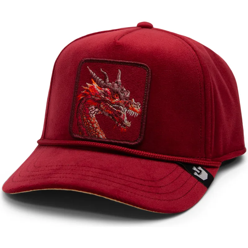 czerwona-czapka-z-daszkiem-snapback-smok-dragon-royalty-the-farm-od-goorin-bros czerwona-czapka-z-daszkiem-snapback-smok-dragon-royalty-the-farm-od-goorin-bros