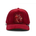 czerwona-czapka-z-daszkiem-snapback-smok-dragon-royalty-the-farm-od-goorin-bros