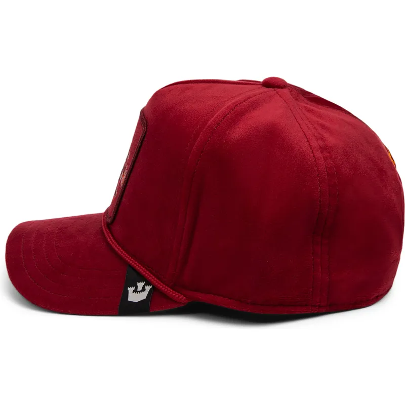 czerwona-czapka-z-daszkiem-snapback-smok-dragon-royalty-the-farm-od-goorin-bros czerwona-czapka-z-daszkiem-snapback-smok-dragon-royalty-the-farm-od-goorin-bros