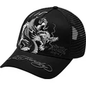 czapka-trucker-czarna-mono-giant-dragon-ed-hardy