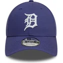 new-era-curved-brim-9forty-league-essential-detroit-tigers-mlb-purple-adjustable-cap