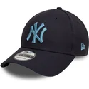 granatowa-zakrzywiona-czapka-regulowana-z-niebieskim-logo-9forty-league-essential-new-york-yankees-mlb-new-era