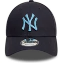 granatowa-zakrzywiona-czapka-regulowana-z-niebieskim-logo-9forty-league-essential-new-york-yankees-mlb-new-era