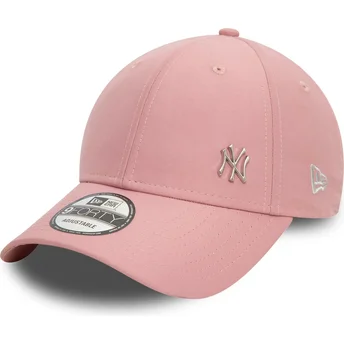 New Era Curved Brim 9FORTY Flawless New York Yankees MLB Pink Adjustable Cap