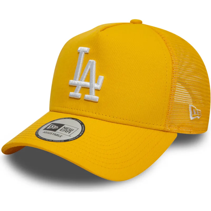 czapka-trucker-zolta-9forty-a-frame-league-essential-los-angeles-dodgers-mlb-new-era czapka-trucker-zolta-9forty-a-frame-league-essential-los-angeles-dodgers-mlb-new-era
