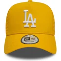 czapka-trucker-zolta-9forty-a-frame-league-essential-los-angeles-dodgers-mlb-new-era