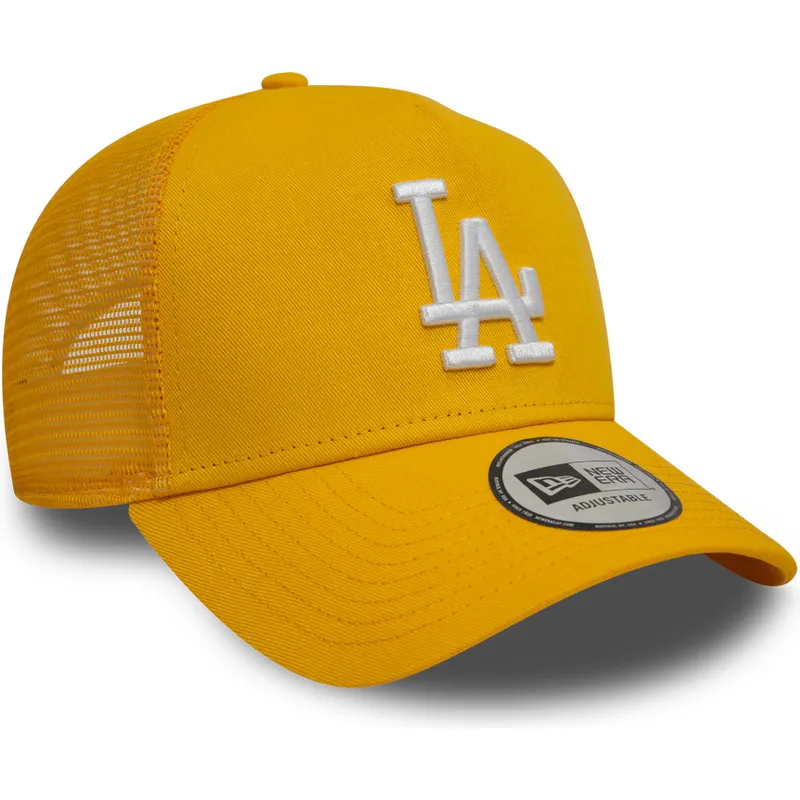 czapka-trucker-zolta-9forty-a-frame-league-essential-los-angeles-dodgers-mlb-new-era czapka-trucker-zolta-9forty-a-frame-league-essential-los-angeles-dodgers-mlb-new-era