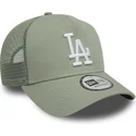 czapka-trucker-jasnozielona-9forty-a-frame-league-essential-los-angeles-dodgers-mlb-new-era