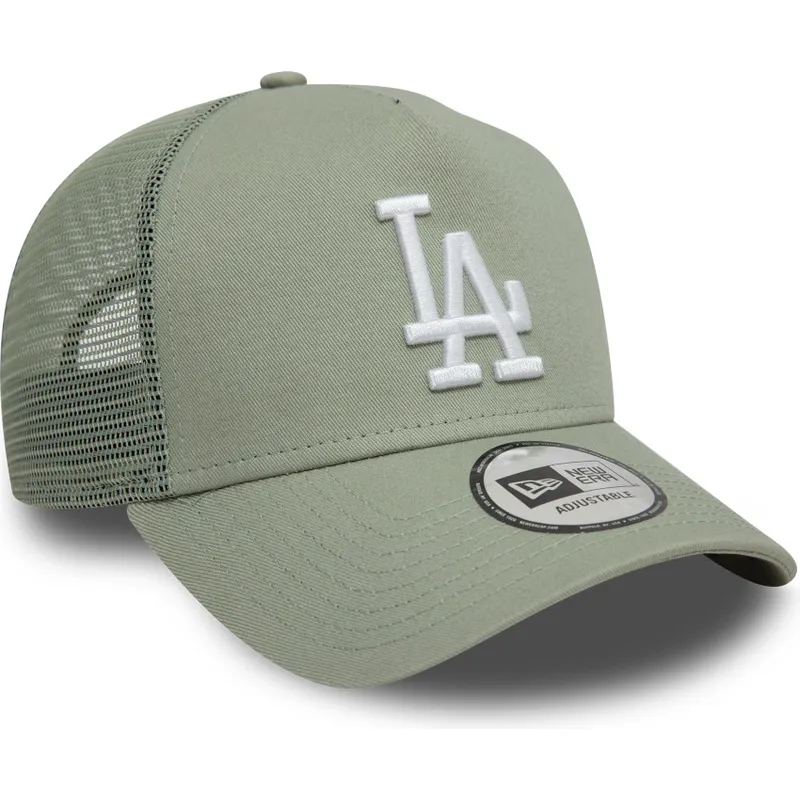 czapka-trucker-jasnozielona-9forty-a-frame-league-essential-los-angeles-dodgers-mlb-new-era
