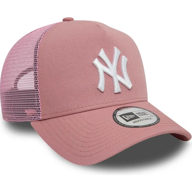 czapka-trucker-rozowa-9forty-a-frame-league-essential-new-york-yankees-mlb-new-era