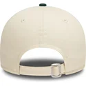 bezowo-zielona-czapka-z-zakrzywionym-daszkiem-9forty-colour-block-oakland-athletics-mlb-od-new-era-regulowana