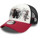 czapka-trucker-biala-czarna-i-czerwona-9forty-a-frame-graphic-los-angeles-dodgers-mlb-dragon-od-new-era