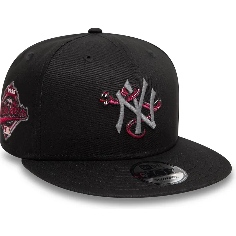 czarna-plaska-czapka-snapback-z-szarym-logo-9fifty-icon-new-york-yankees-mlb-snake-new-era