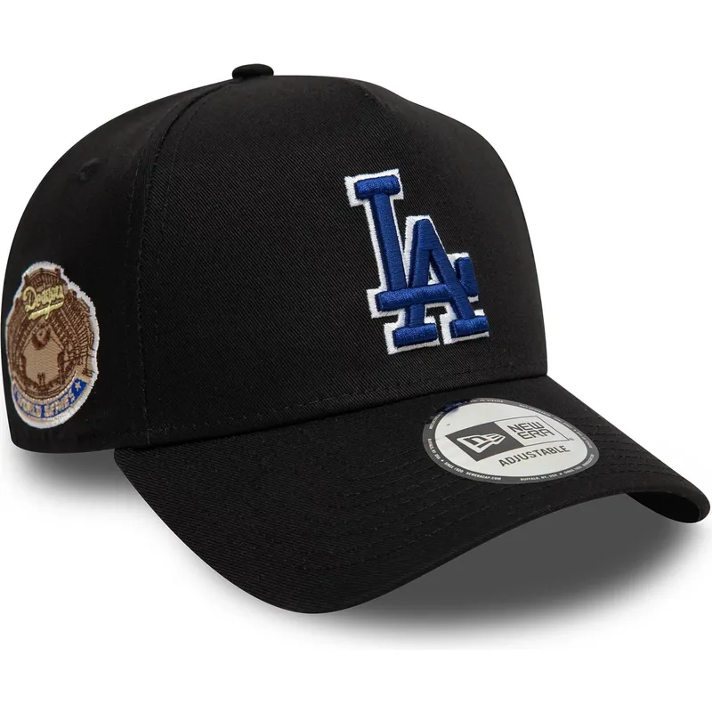 czarna-czapka-z-zakrzywionym-daszkiem-snapback-z-niebieskim-logo-9forty-a-frame-world-series-patch-los-angeles-dodgers-mlb-new-e
