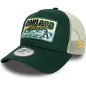 czapka-trucker-zielona-9forty-a-frame-patch-oakland-athletics-mlb-new-era