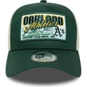 czapka-trucker-zielona-9forty-a-frame-patch-oakland-athletics-mlb-new-era
