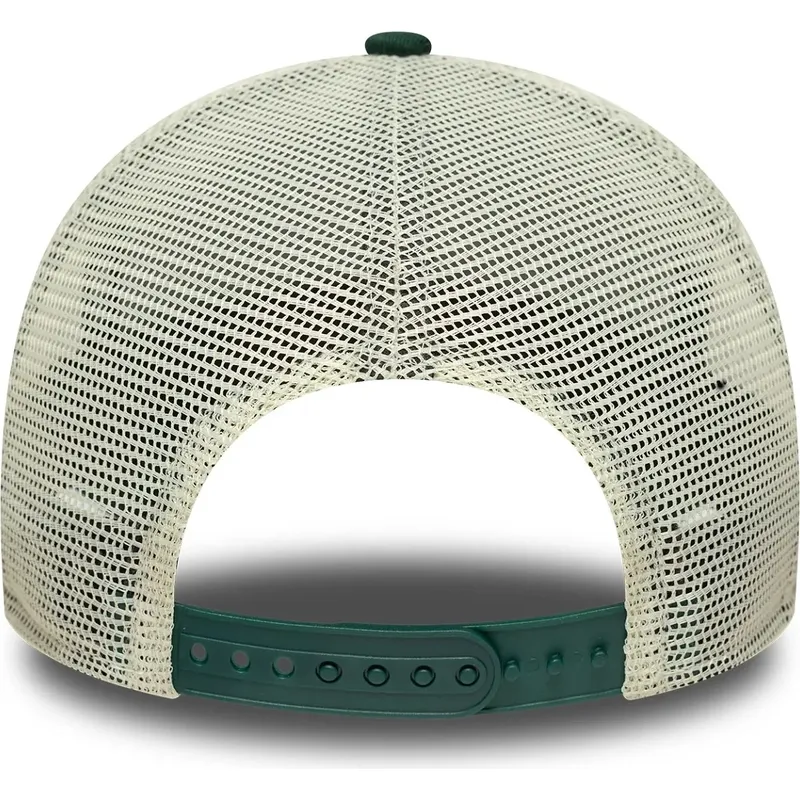 czapka-trucker-zielona-9forty-a-frame-patch-oakland-athletics-mlb-new-era