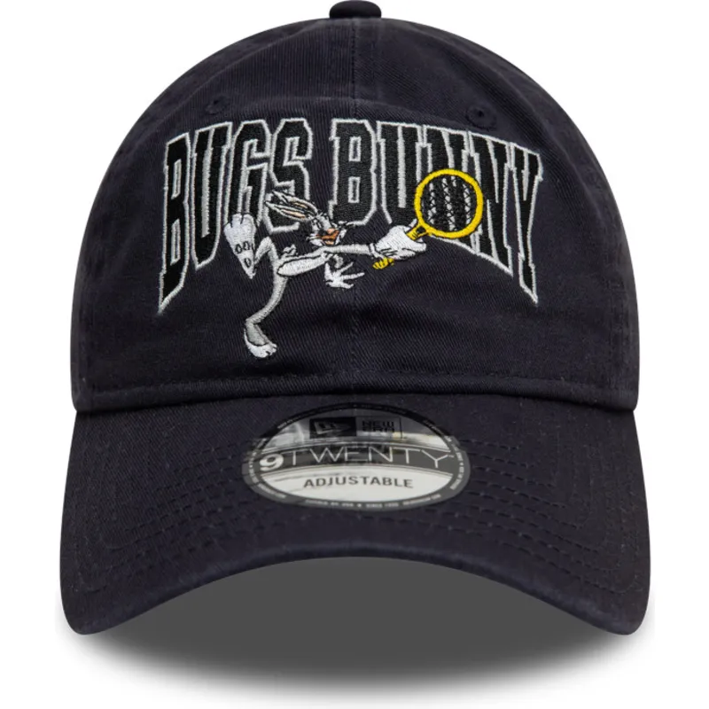 granatowa-zakrzywiona-czapka-z-regulacja-9twenty-washed-bugs-bunny-looney-tunes-new-era