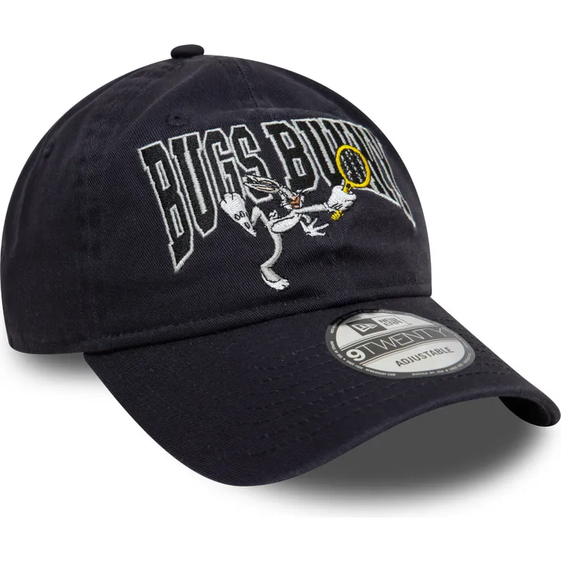 granatowa-zakrzywiona-czapka-z-regulacja-9twenty-washed-bugs-bunny-looney-tunes-new-era