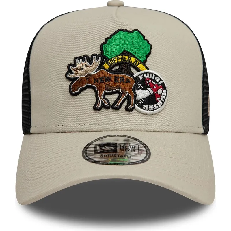 czapka-trucker-bezowo-czarna-9forty-a-frame-outdoor-patch-new-era