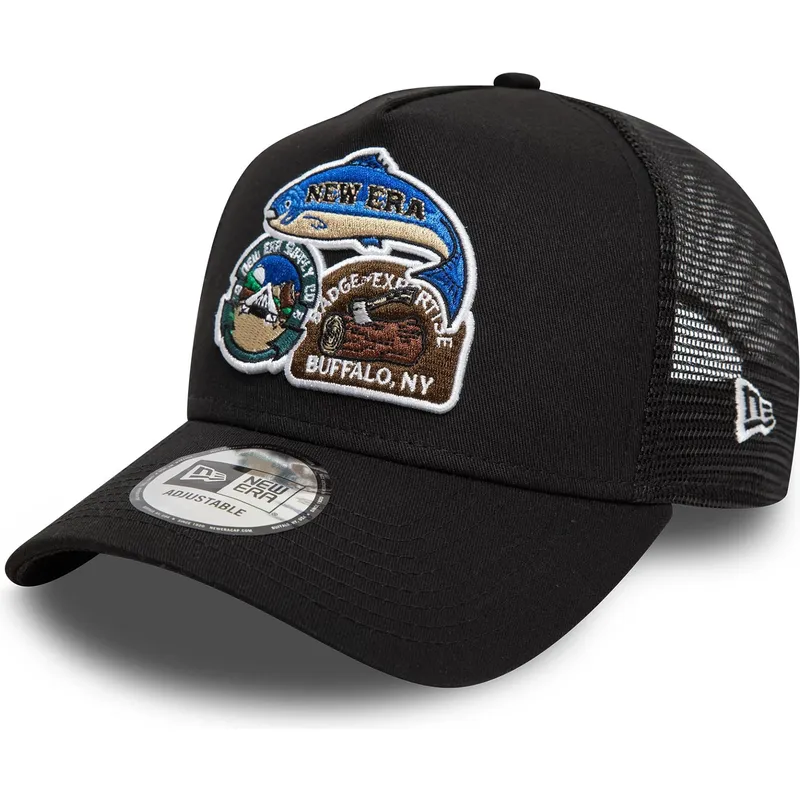 czapka-trucker-czarna-9forty-a-frame-outdoor-patch-new-era