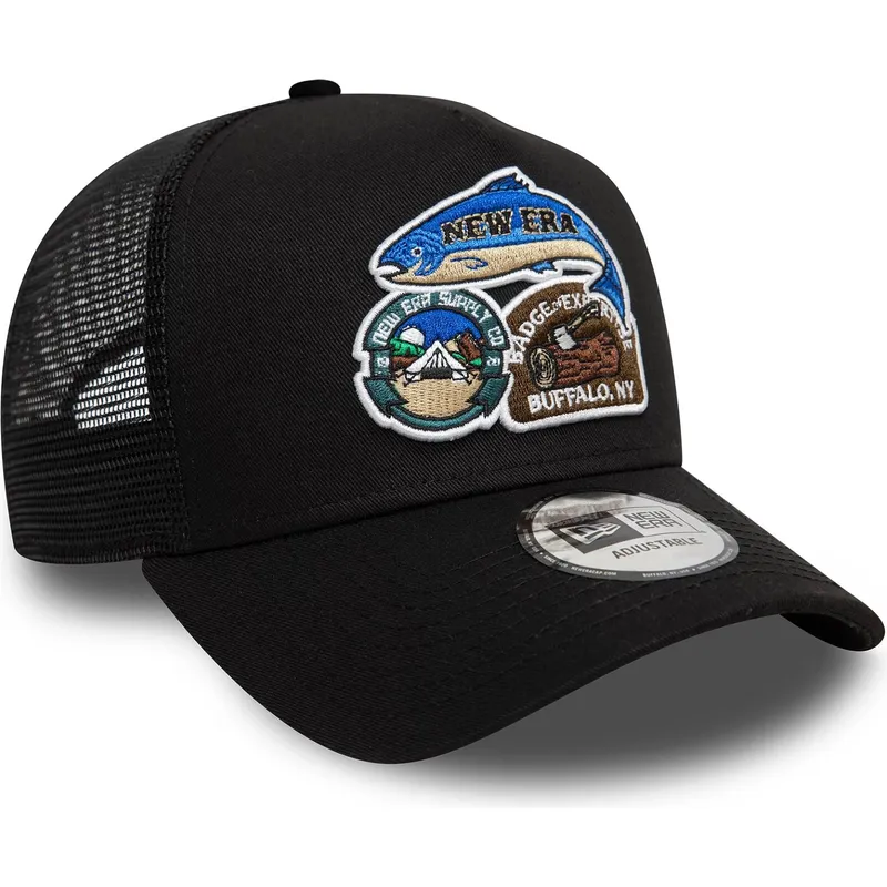 czapka-trucker-czarna-9forty-a-frame-outdoor-patch-new-era