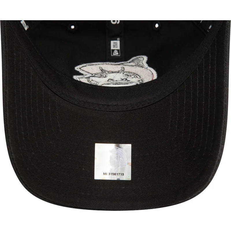 czarna-regulowana-czapka-z-zakrzywionym-daszkiem-9twenty-carolina-mudcats-milb-new-era