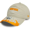 czapka-z-daszkiem-bezowa-regulowana-damska-9twenty-flame-visor-new-era