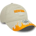 czapka-z-daszkiem-bezowa-regulowana-damska-9twenty-flame-visor-new-era