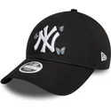 czarna-regulowana-czapka-z-zakrzywionym-daszkiem-dla-kobiet-9twenty-icon-butterflies-new-york-yankees-mlb-new-era