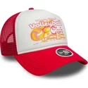 czapka-trucker-biala-i-czerwona-damska-9forty-a-frame-foam-miami-beach-miasta-i-plaze-od-new-era