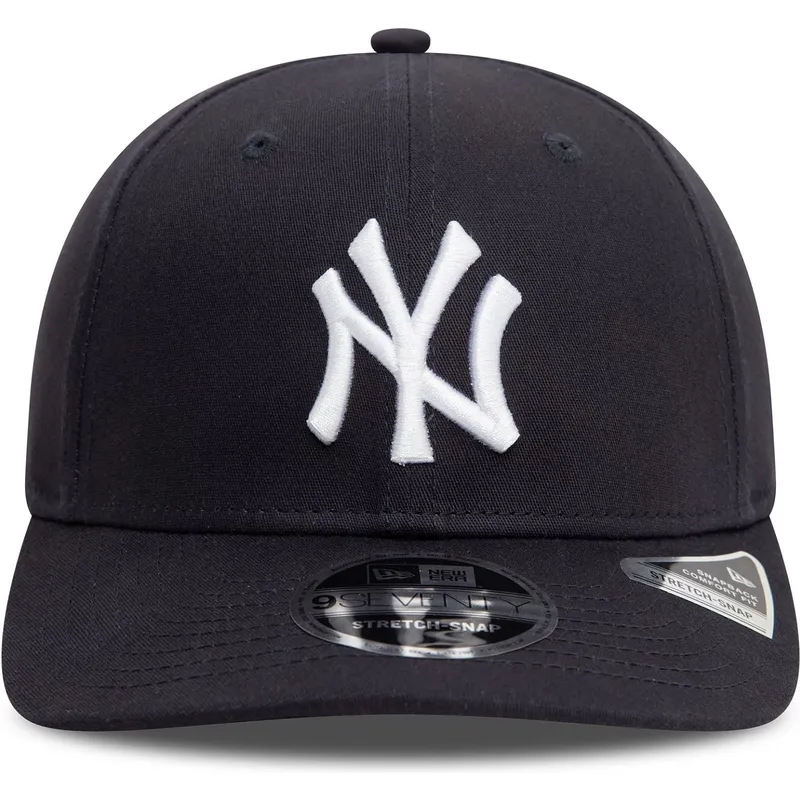 granatowa-zakrzywiona-czapka-snapback-9seventy-stretch-snap-new-york-yankees-mlb-new-era
