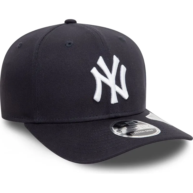 granatowa-zakrzywiona-czapka-snapback-9seventy-stretch-snap-new-york-yankees-mlb-new-era