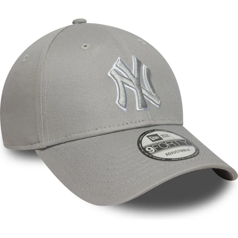 szara-regulowana-czapka-z-zakrzywionym-daszkiem-9forty-outline-new-york-yankees-mlb-new-era