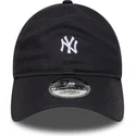 granatowa-zakrzywiona-czapka-regulowana-9twenty-mini-logo-new-york-yankees-mlb-new-era