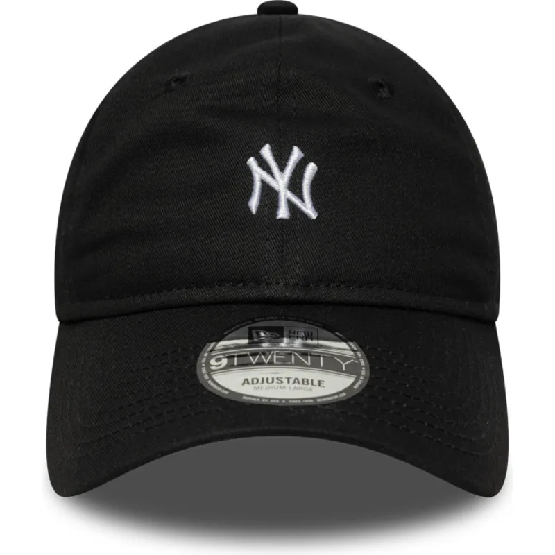 czapka-z-zakrzywionym-daszkiem-czarna-regulowana-9twenty-mini-logo-new-york-yankees-mlb-new-era