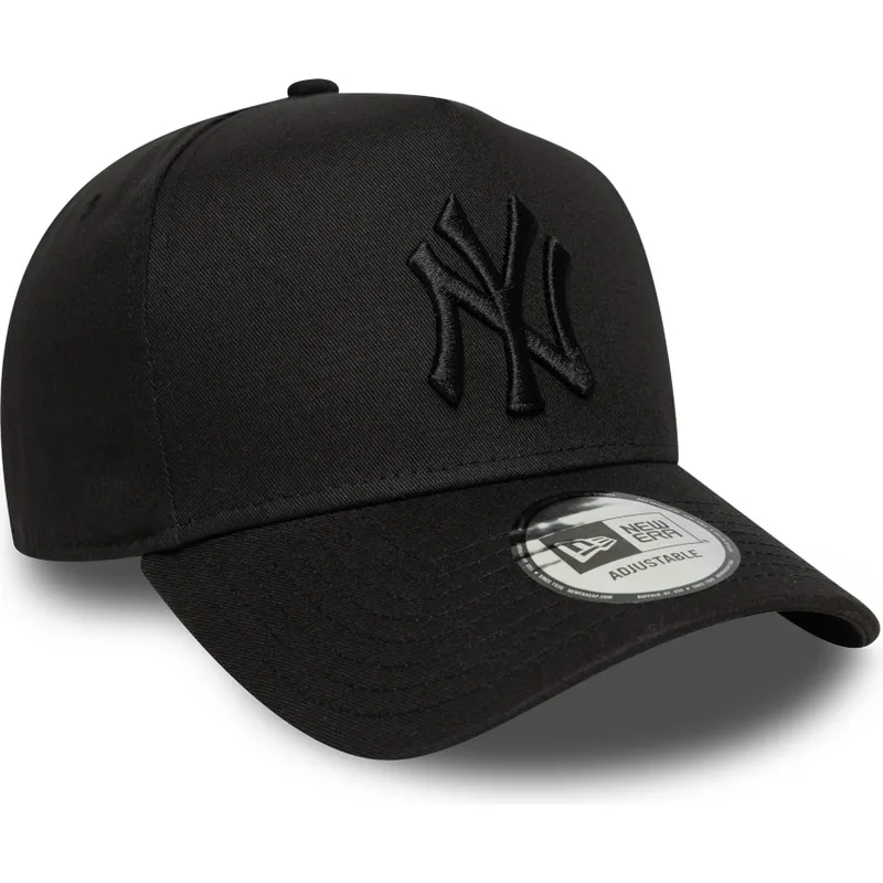 czarna-czapka-z-zakrzywionym-daszkiem-snapback-z-czarnym-logo-e-frame-league-essential-new-york-yankees-mlb-new-era