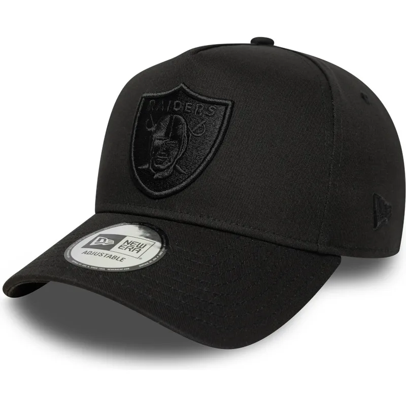 czarna-czapka-z-zakrzywionym-daszkiem-snapback-e-frame-essential-las-vegas-raiders-nfl-new-era