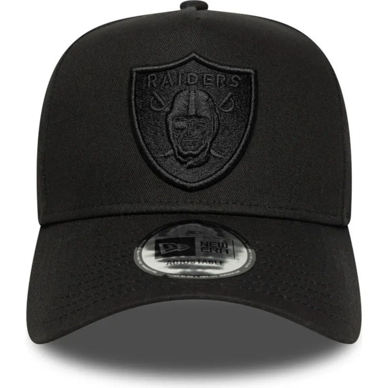 czarna-czapka-z-zakrzywionym-daszkiem-snapback-e-frame-essential-las-vegas-raiders-nfl-new-era