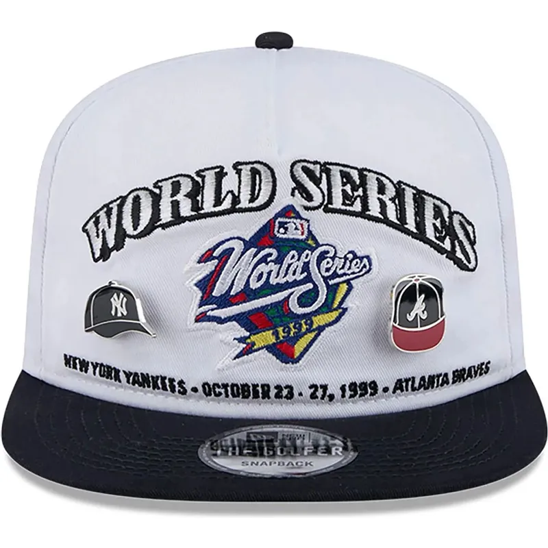 biala-i-czarna-plaska-czapka-snapback-golfer-championship-pin-new-york-yankees-atlanta-braves-mlb-new-era