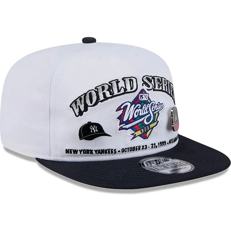 biala-i-czarna-plaska-czapka-snapback-golfer-championship-pin-new-york-yankees-atlanta-braves-mlb-new-era