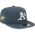 zielona-dopasowana-czapka-z-plaskim-daszkiem-59fifty-a-frame-championship-side-flag-oakland-athletics-mlb-new-era
