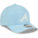 jasnoniebieska-zakrzywiona-czapka-snapback-9forty-m-crown-a-frame-cotton-weave-atlanta-braves-mlb-new-era