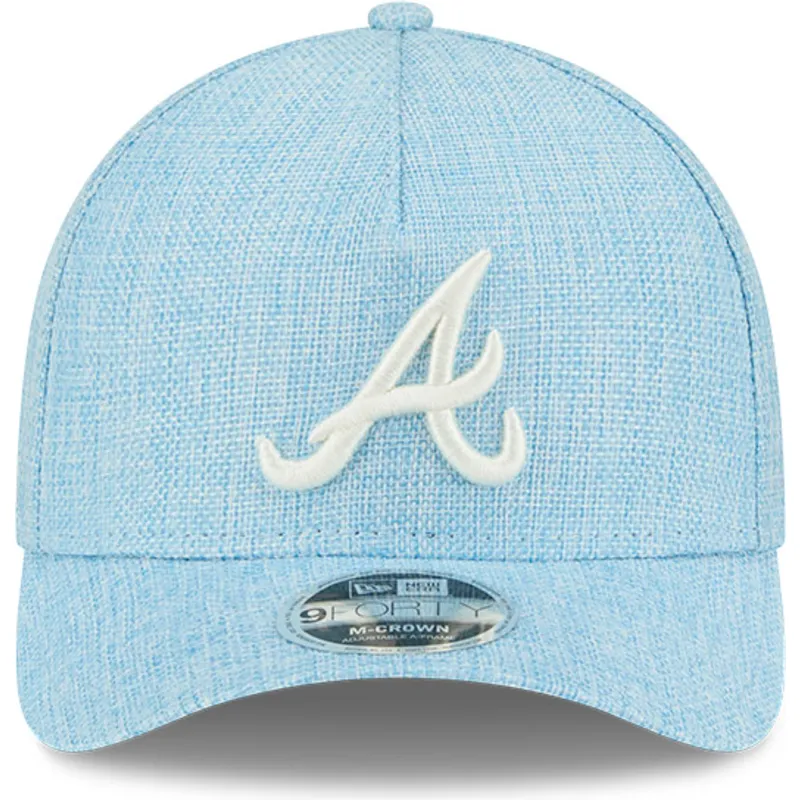 jasnoniebieska-zakrzywiona-czapka-snapback-9forty-m-crown-a-frame-cotton-weave-atlanta-braves-mlb-new-era